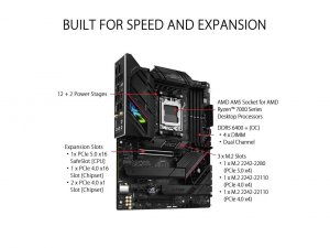 Asus ROG STRIX B650EF GAM Mb Rog Strix B650e-f Ga Wifi Amd B650 Am5 Ma