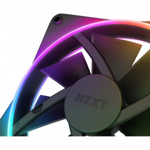 Nzxt RF-D12TF-B1 F120 Rgb Duo 3x120mm Fan - Black, Pwm, Fdb