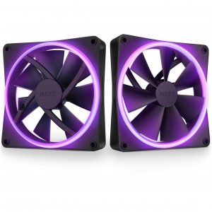 Nzxt RF-D12TF-B1 F120 Rgb Duo 3x120mm Fan - Black, Pwm, Fdb