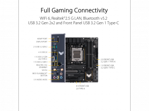 Asus TUF GAMING B650M PLU Tuf Gaming B650m-plus Wifi - Motherboard - M