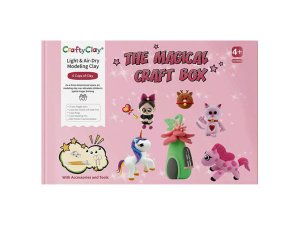 Bulk AC428 Crafty Clay 6 Cup Set Air Dry Modeling Craft Kit For Kids I