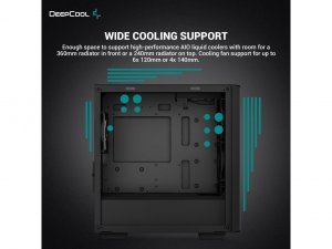 Deepcool R-CC360-BKAPM3-G-1 Cc360 M-atx Airflow Case