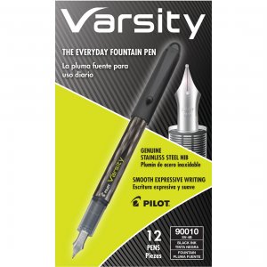 Pilot S7090010C Varsity Disposable Fountain Pens - Medium Pen Point - 