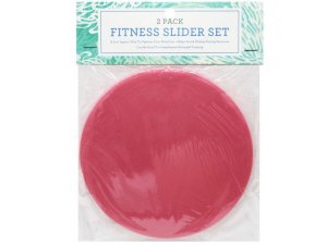 Bulk AC601 2 Pack Fitness Slider Set In Assorted Colors