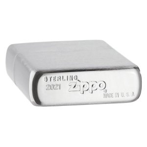 Zippo 15 Windproof Lighter High Polish Sterling Silver Finish Classic 