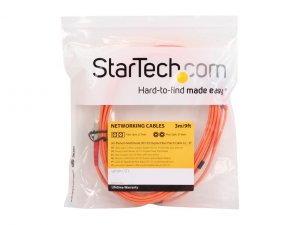 Startech TG0736 3m Fiber Optic Cable - Multimode Duplex 50125 - Ofnp P