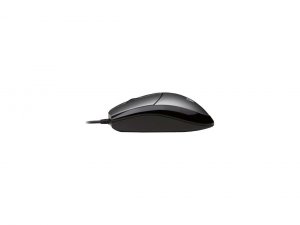 V7 QR9313 Full Size Usb Optical Mouse - Optical - Cable - Black, Silve