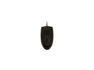 V7 QR9313 Full Size Usb Optical Mouse - Optical - Cable - Black, Silve