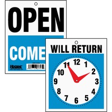 Donghe HDS 9382 Headline Signs Openwill Return Time Sign - 1 Each - Op