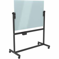 U UBR 2368U0001 Magnetic Glass Dry Erase Board Rolling Easel - 35