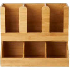 Mind EMS UPBMB Mind Reader 6-compartment Cuplid Bamboo Organizer - 6 C