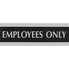 Donghe HDS 4760 Headline Signs Employees Only Sign - 1 Each - Employee