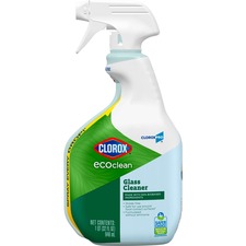 The CLO 60277 Clorox Ecoclean Glass Cleaner Spray - Spray - 32 Fl Oz (