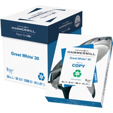 International HAM 86710 Hammermill Great White 30 Copy Paper - White -