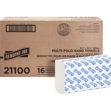 Genuine GJO 21100PL Joe Multifold Towels - 1 Ply - Multifold - 9.20