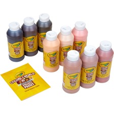 Crayola CYO 542314 Paint,cotw,9-8oz,ast