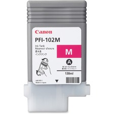 Original Canon 0897B001AA Magenta Ink Tank 130ml For Ipf500 Ipf600 Ipf