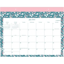 Acco AAG 1668704A Cambridge Pippa Academic Desk Pad Calendar - Academi