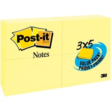 3m MMM 65524VAD Post-itreg; Notes Value Pack - 100 - 3