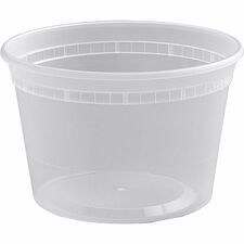 Remcoda RML PPDEL16 Blutable Round Deli Tub Container - Food, Food Sto