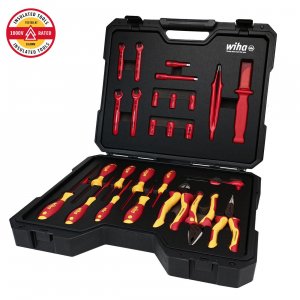 Wiha 91890 Wiha Insulated Vde Hybrid Amp; Ev Essentials Tool Kit (26 P