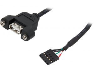 Startech TL3504 3 Ft Panel Mount Usb Cable - Usb A To Motherboard Head