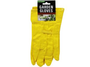 Bulk AB980 Assorted Green And Orange Cloth Gardening Gloves