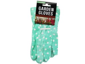 Bulk AB962 Assorted Style Garden Glove With Raised Safety Grip Dots