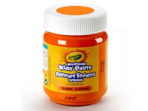 Bulk AC714 Crayola 2oz Washable Kids Paint In Orange