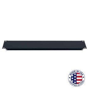 Lowell 0181-1151 Rack Panel-blank-1u, 18-gauge Flanged Steel, Blk