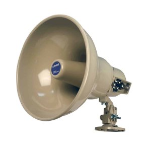 Lowell 0181-0627 Beige 15w Universal Paging Horn With Swivel Mount Bra