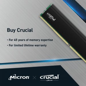 Crucial CP2K16G4DFRA32A Memory  32gb Ddr4 3200mhz Pro Udimm 2x16gb Ret