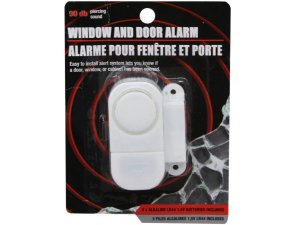 Bulk GA154 90 Decibel Battery Operated Window And Door Alarm