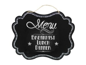 Bulk GA159 11quot; X 14quot; Decorative Hanging Chalkboard Sign With J