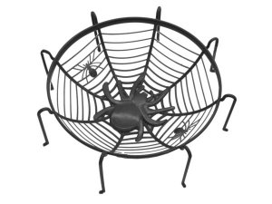 Bulk AA910 Spider-shaped Halloween Treat Basket With Legs