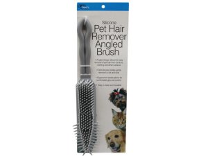 Bulk GA095 Silicone Pet Hair Remover Angled Brush