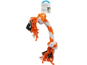 Bulk GA107 Knotted Dog Bone Chew Pull Toy