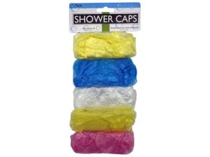 Bulk GE727 5 Piece Shower And Hair Care Caps Set