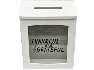 Bulk AC695 7.5quot;x10quot; Decorative Thankful And Grateful Box Drrco