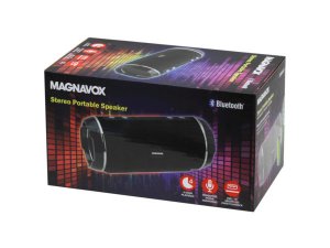 Bulk AC647 Magnavox Portable Bluetooth Horizontal Stereo Speaker In Bl