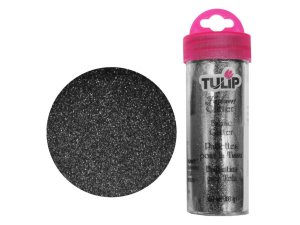 Bulk AC506 Tulip Black Fabric Glitter 0.63 Oz.