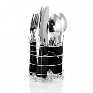 Gibson 53441.16 Sensations Ii 16 Piece Stainless Steel Flatware Set Wi