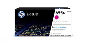 Original Hp HEWCF453A Hp 655a Magenta Laserjet Toner Cartridge Cf453a 