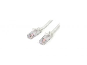 Startech 6F4751 3 Ft White Snagless Cat 5e Utp Patch Cable - Category 