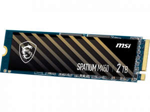 Msi SPATIUM M450 PCIe 4.0 NVMe M.2 2TB Spatium M450 Pcie 4.0 Nvme M.2 