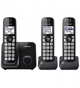 Panasonic KX-TGD613B Cordless Telephone In Black