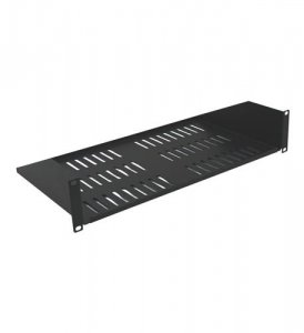 Wavenet WAV-SHELF-10SSV 2u- 10in Deep Single Sided Vented Shelf