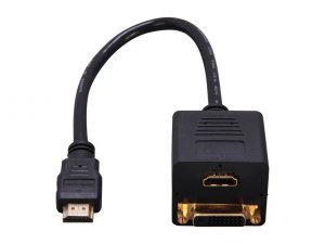 Startech Q17497 1ft Hdmi Splitter Cable, Hdmi Male To Dvi-d Female Ada