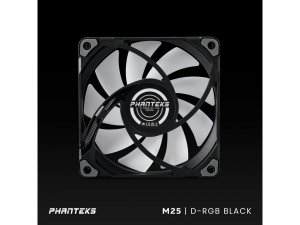 Phanteks PH-F120M25_DRGB_PWM_BK01_3P Casefan  Ph-f120m25_drgb_pwm_bk01