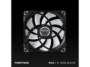 Phanteks PH-F140M25_DRGB_PWM_BK01_3P Casefan  Ph-f140m25_drgb_pwm_bk01